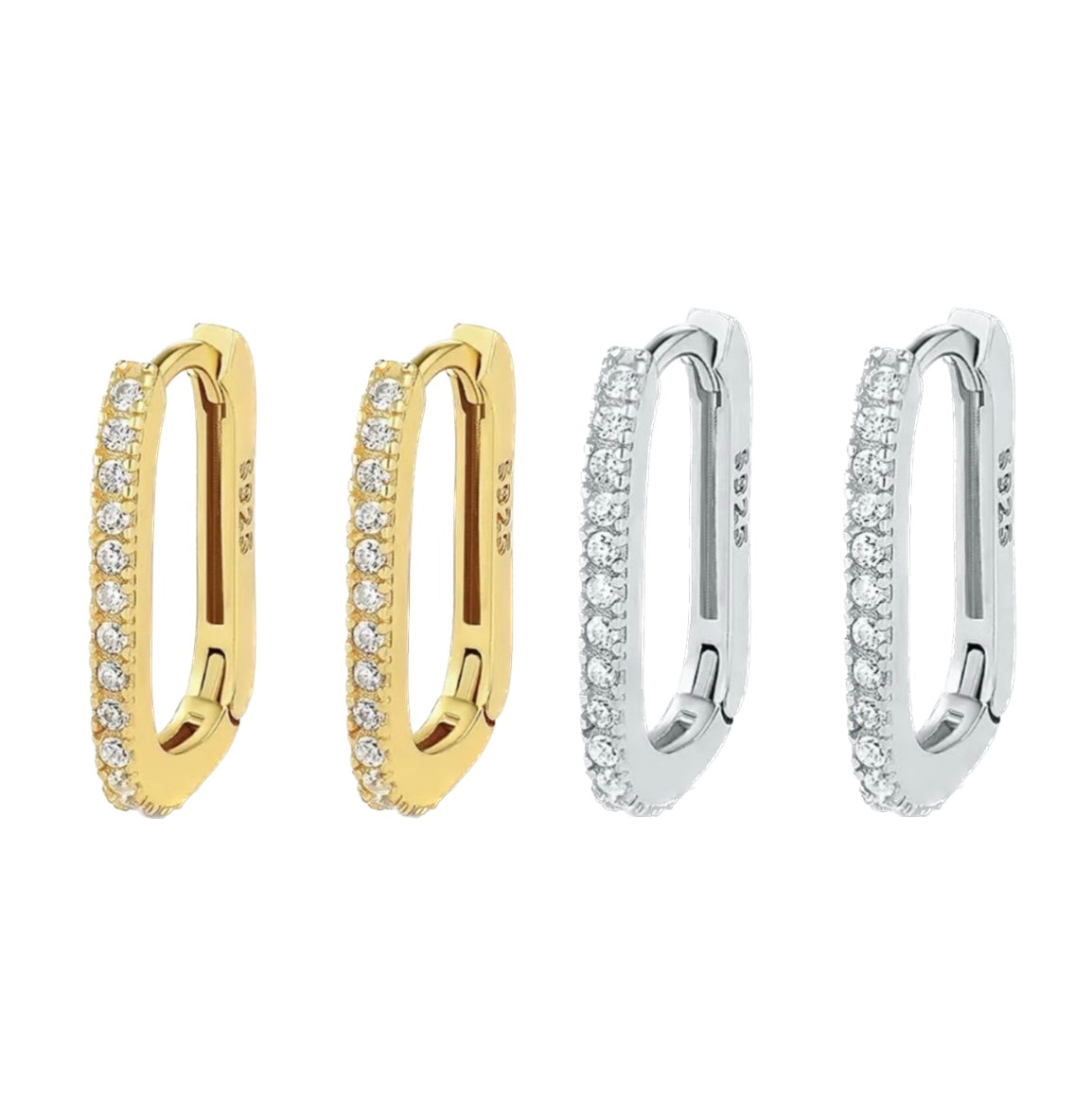 Glamour U shape earrings