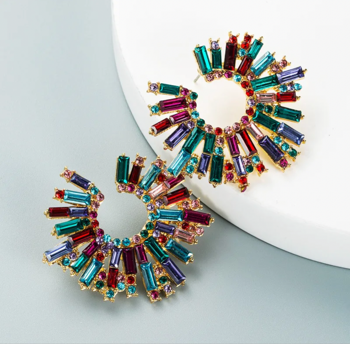 Fireworks earrings