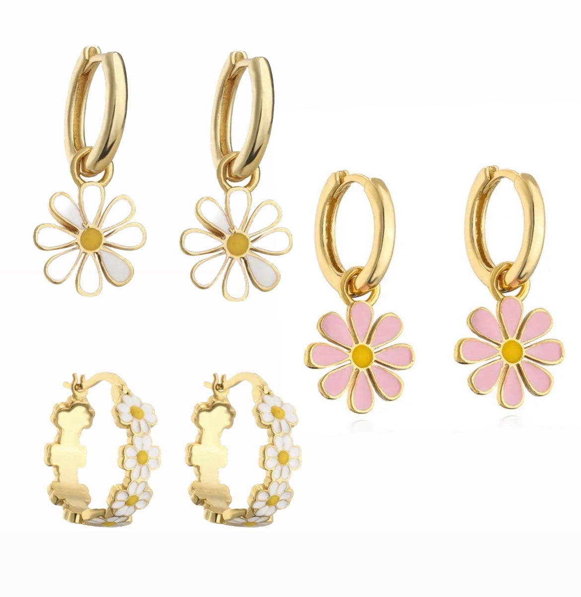 Daisy earrings