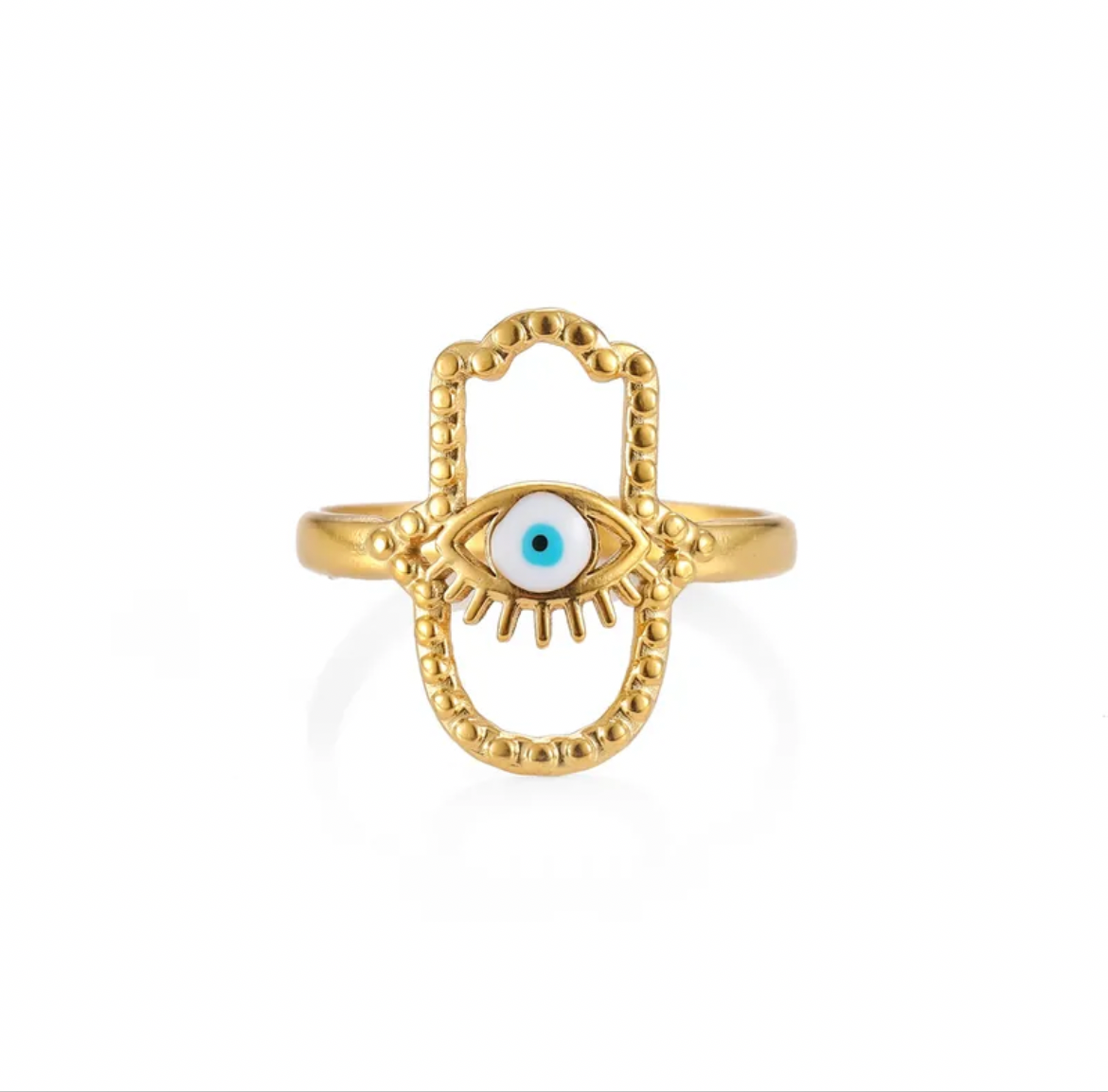 Evil eye ring