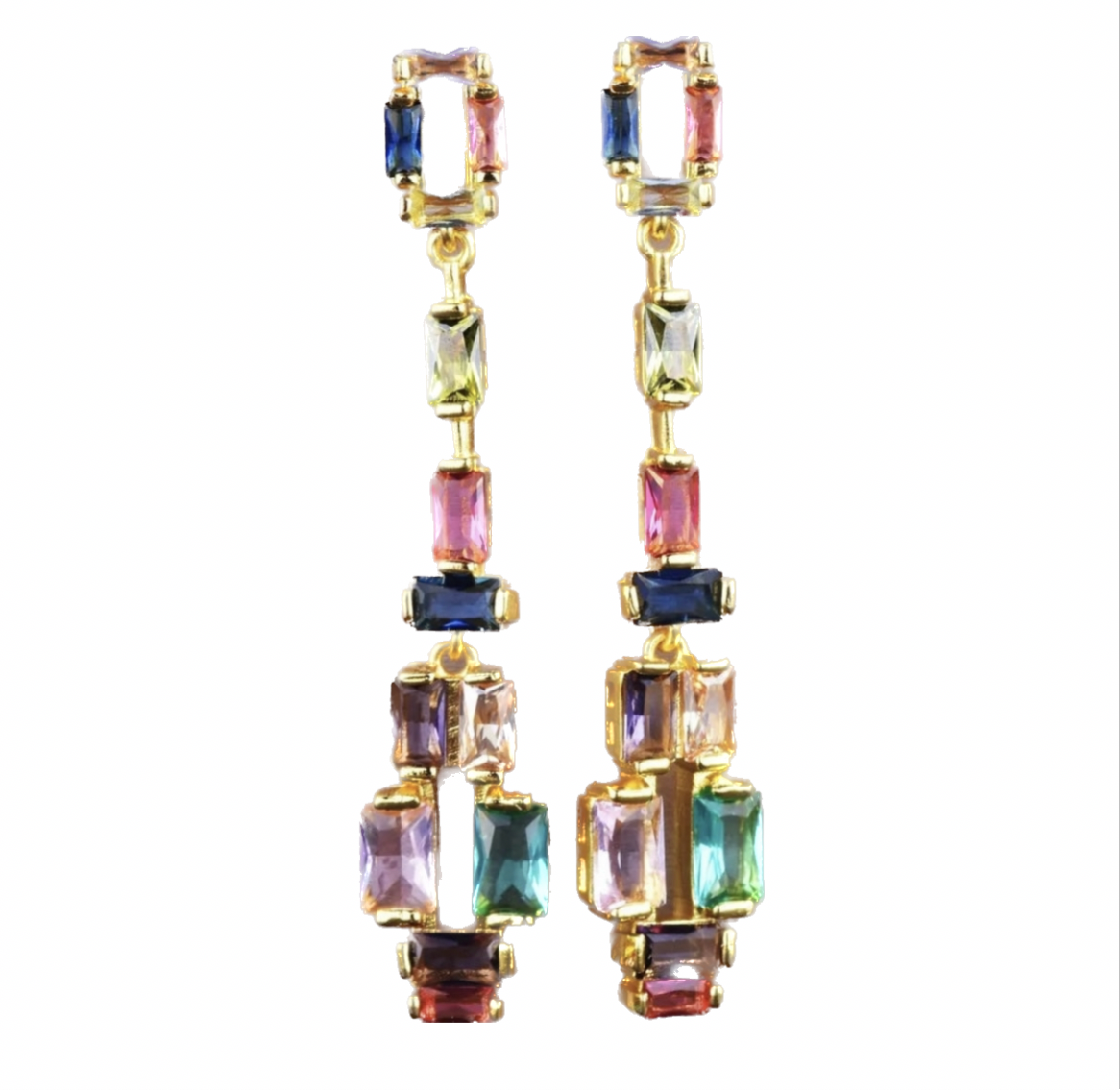 High crystal earrings