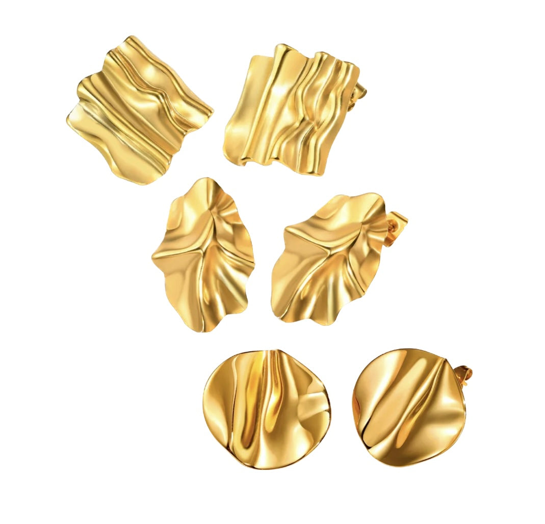Ruffle earrings