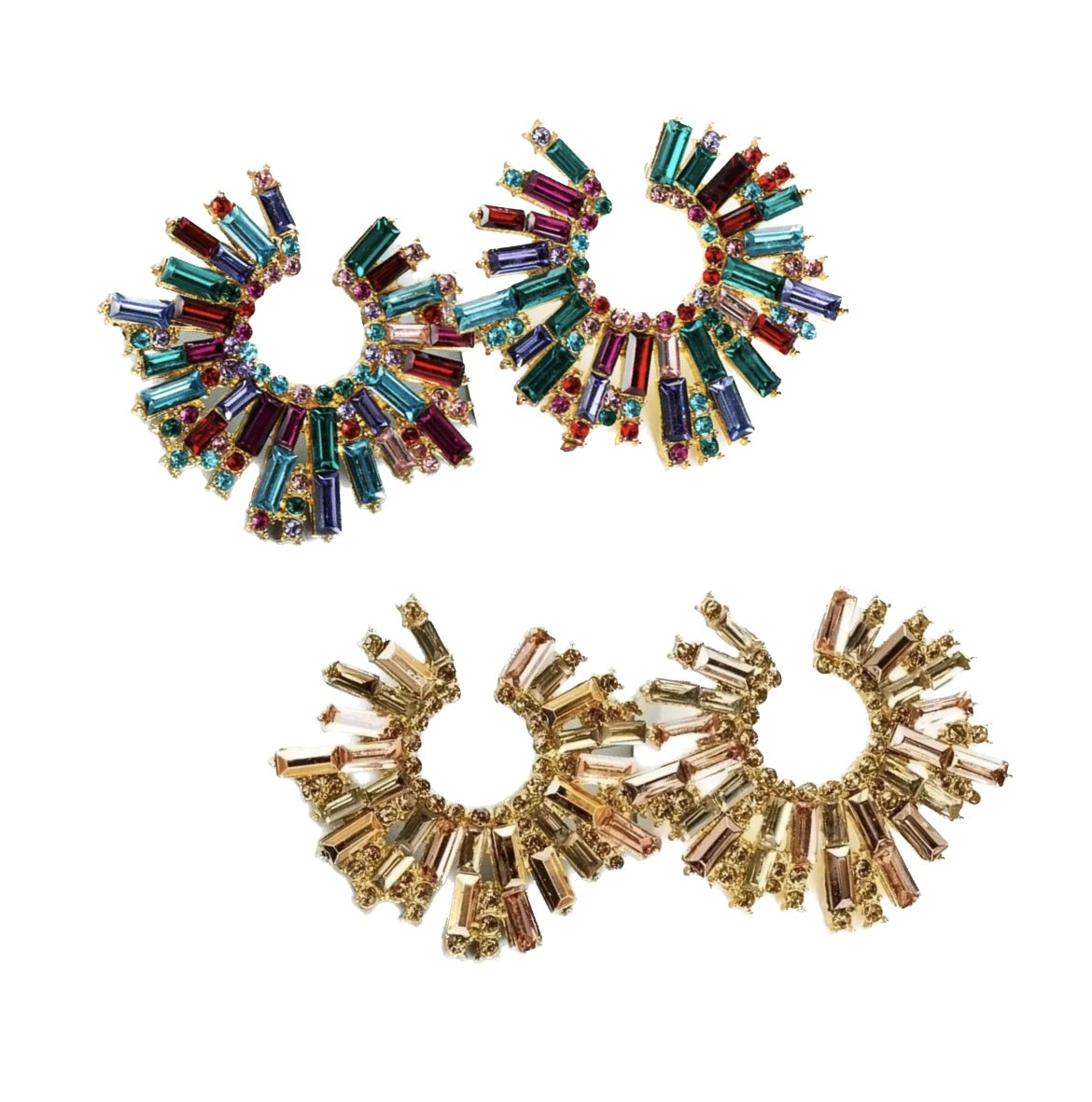 Fireworks earrings