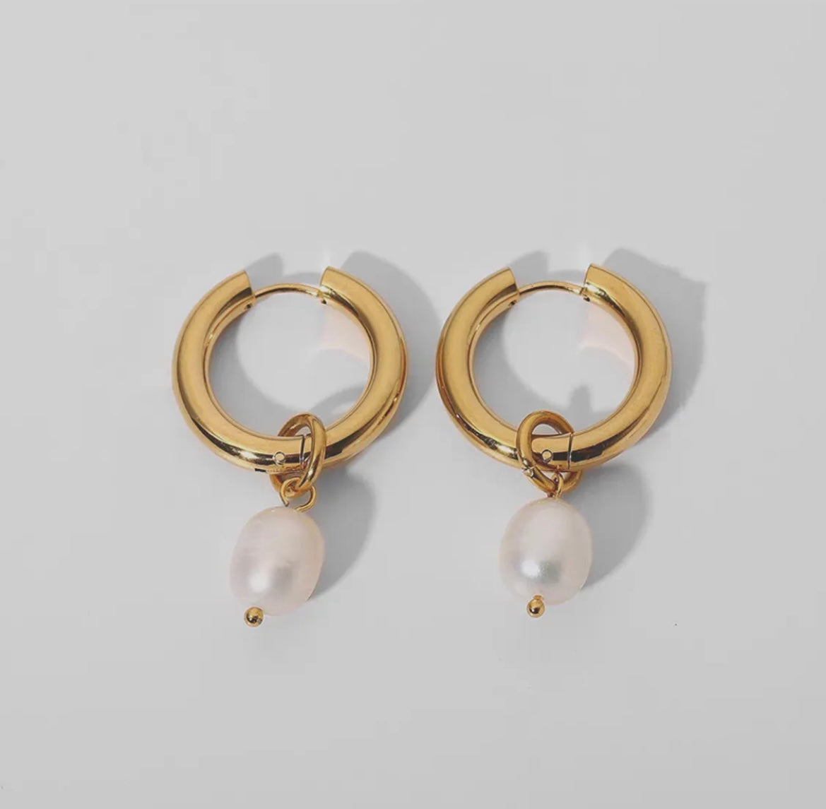 Pearl hoops