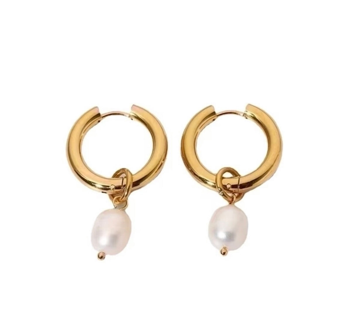 Pearl hoops